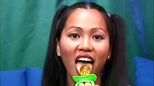 Japanese teen cuties get fucked in missionary and cumshot scenes