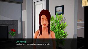 My new family episode with redhead anime characters in homemade setting