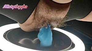 Mature Latina Takes Cum-Covered Cock