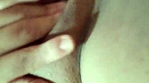 Watch this horny girl orgasm while masturbating with dripping pussy.