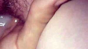 wife squirts during fingering and creampie