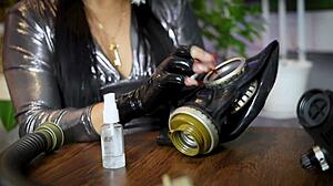 Detailed Black Latex Gloves Fetish ASMR Experience