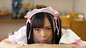 hey, check out this jav maid giving an awesome blowjob scene
