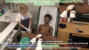 Rina Arem Endures Humiliating Gyno Exam By Doctor Tampa For University Entry