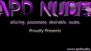 Rene Star Strips in Lingerie