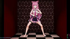 hololive members showcasing cool moves in trending tiktok video compilation