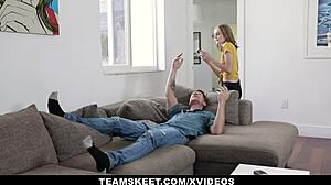 I watch skinny teen Alicia Williams ride that cock intensely.