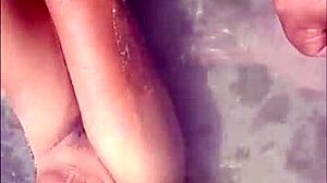 Masturbating My Sexy Latina Girlfriend Susy On The Beach