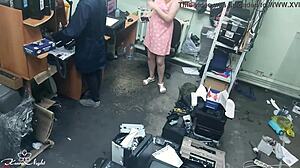 Slutty blonde dares to masturbate publicly next to a stranger