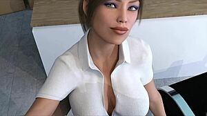 Thirsty for my guest in this hentai game? Get hard on the sofa!