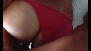 Big ass blonde moans while fucked doggystyle by black cock