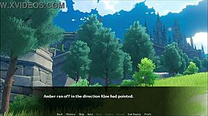 Klee's outdoor bondage game turns into lesbian banging!