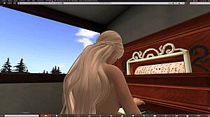 Megan Fox plays the piano and gives a sensual massage with oral sex