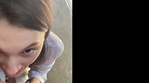 ki-sim sucking off a stranger on the street not fake