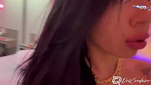 Delivery guy fucks hot brunette during delivery, all recorded