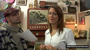 Hana Gives First Blowjob On Camera With Facial