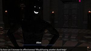 In dreams of desire, the Indian landlady masturbates intriguingly with her new toy.