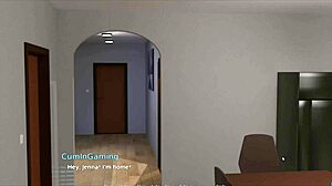 Thirsty for my guest in this hentai game? Get hard on the sofa!