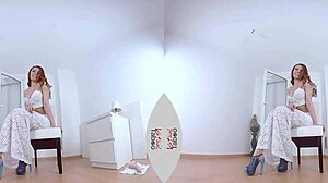 Big Boobs Kitana Kneels And Plays With Dildo!