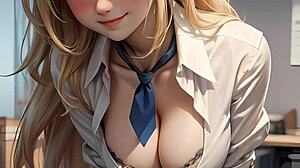 Malax Project Lily Summers Office with Anime Hentai Elements