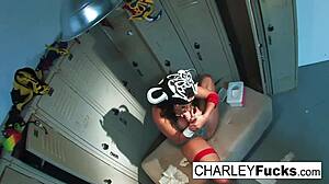 Oh, Charley Chase's lucha libre foot fetish is so exciting!
