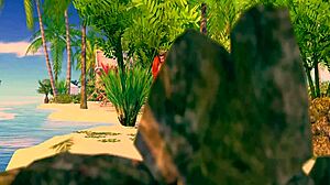 Second Life Porn Island Treasure - Grant Dynamo Fucking Lexi Love with Monster Cock Creampie