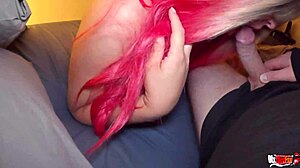 Stepmom Shares Bedroom With Horny Stepson For Blowjob And Hot Milf Sex!