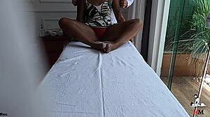 i feel the tantric massage in hidden camera video