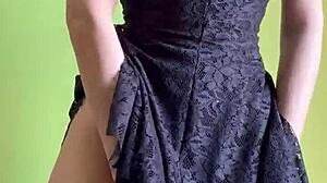 Emotional Orgasm as Cute Girl Uses Dildo for You