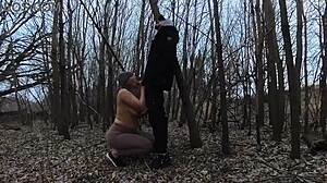 Sucking His Dick In The Park