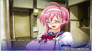 watching apartment of love ep 9 through peeping hole in hentai