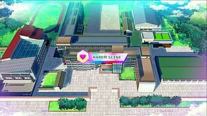 Pregnant Women Dominate in Fivesome Hentai Game Action