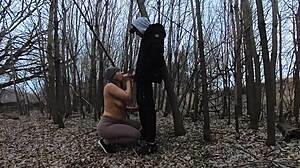 Sucking His Dick In The Park