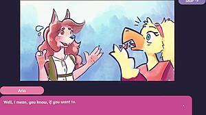 i watch 2 chicks playing furry strip poker