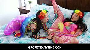 Teen girls get groped and used while preparing for pride parade