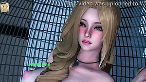 Feel the cute teen's curvy tits in Eternum 65 hentai.