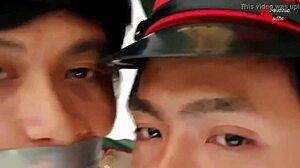 Police and Soldier Tricked Into Steamy Gay Sex During Casting Session