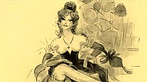 Detailed Vintage Erotic Cartoon Drawings from Antique Collection