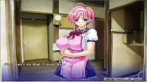 watching apartment of love ep 9 through peeping hole in hentai