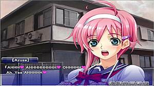 watching apartment of love ep 9 through peeping hole in hentai