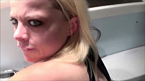 Step mom gives blowjob to monster cock