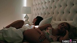 Bella Rolland and Destiny Cruz in Intense Lesbian Morning Sex with Cunilingus!