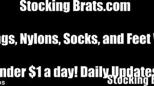 Oh My God! Three Lesbians Sucking Toes in Fishnets is Too Hot to Handle!