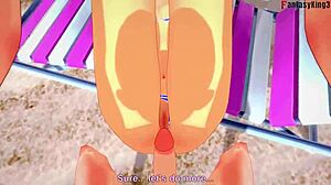 marie rose enjoys bikini time on the beach in 3d fantasy