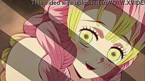 Hey, wanna see Mitsuri and Tanjiro in wild anime action?