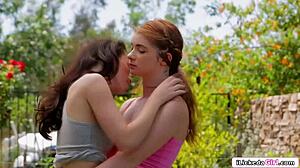 Redhead Teen Facesits BFF in Lesbian Fun 😘