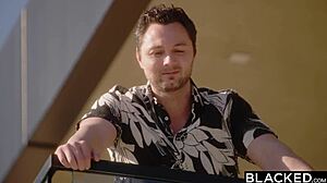 blacked curvy blonde vic takes huge bbc while bf watches.