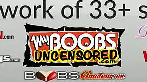 Waking Up to Talia Amanda's Big Boobs in Early Morning Show. Is It Real?