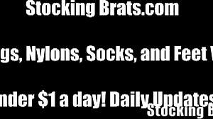 renee and monica share a relaxing foot care session