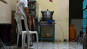 why does the latina milf invite her neighbor for halloween fucking while husband is away?